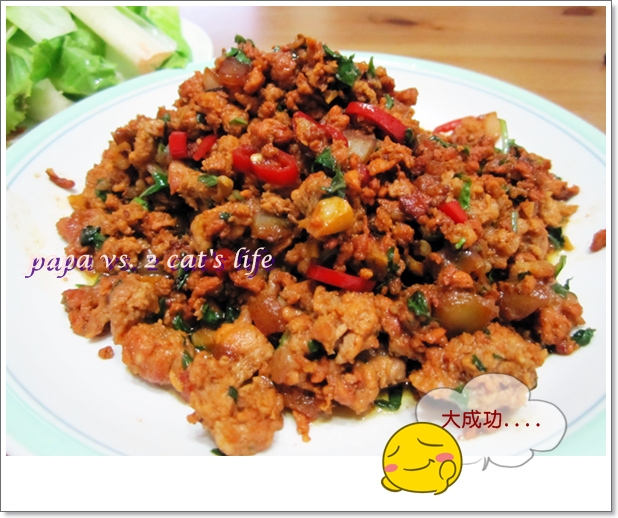 簡單料理..泰式打拋豬
